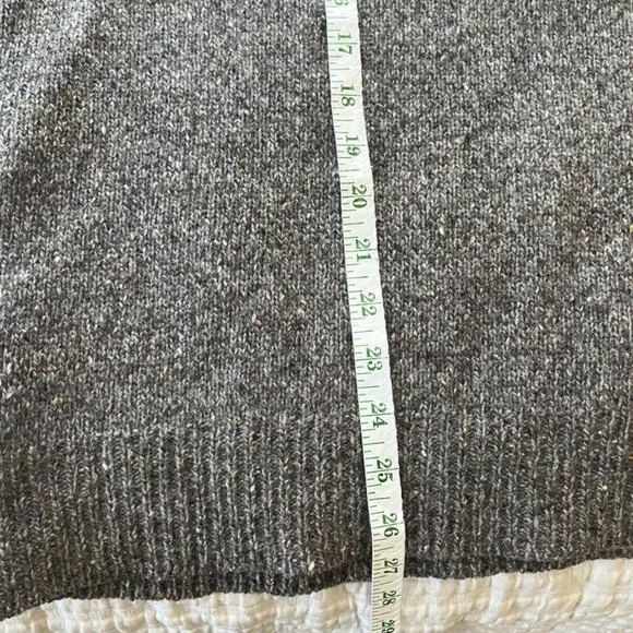 Banana Republic Wool Cashmere Half Zip Sweater L - Picture 8 of 12